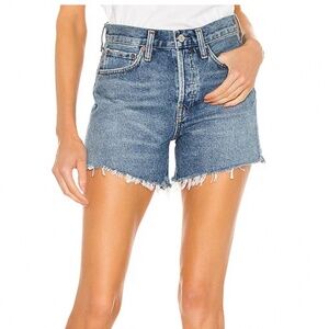 Agolde - Parker Long Short in Skywave